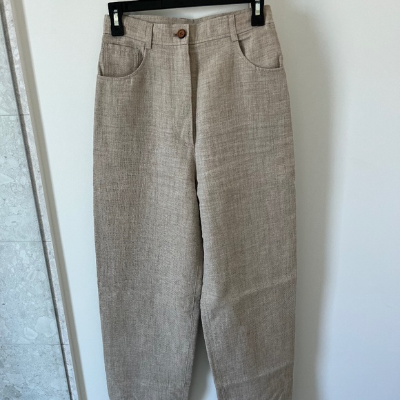 Acne Studios Linen/Hemp Pants - Picture 1 of 4
